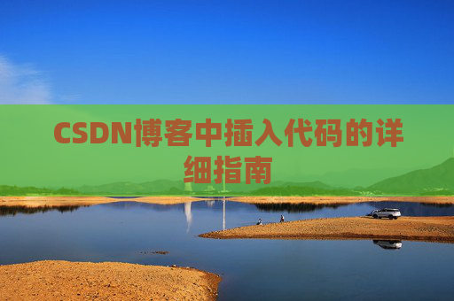 CSDN博客中插入代码的详细指南